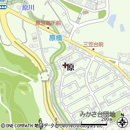 福岡県筑紫野市原166-33周辺の地図