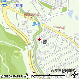 福岡県筑紫野市原166-31周辺の地図