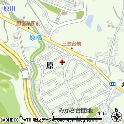 福岡県筑紫野市原166-41周辺の地図