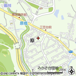 福岡県筑紫野市原166-42周辺の地図