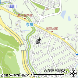 福岡県筑紫野市原166-35周辺の地図