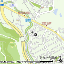 福岡県筑紫野市原166-30周辺の地図