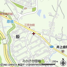 福岡県筑紫野市原166-218周辺の地図