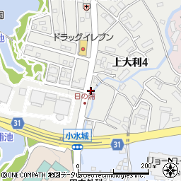 １００円クリーニング　日の浦店周辺の地図