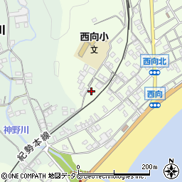 和歌山県東牟婁郡串本町西向728周辺の地図