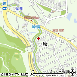 福岡県筑紫野市原166-101周辺の地図