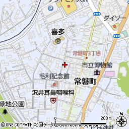 愛媛県大洲市中村周辺の地図