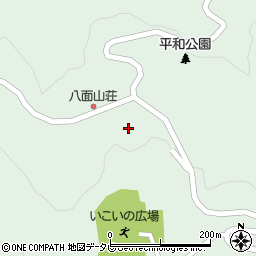 RV2 RVパークsmart ややまの湯 八面山荘周辺の地図