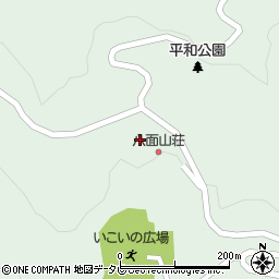 RV1 RVパークsmart ややまの湯 八面山荘周辺の地図