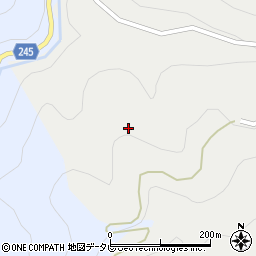 愛媛県大洲市河辺町川上2048周辺の地図
