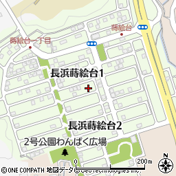 高知県高知市長浜蒔絵台周辺の地図