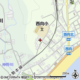 和歌山県東牟婁郡串本町西向648周辺の地図