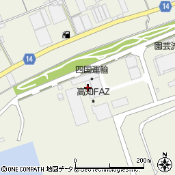 高知港運株式会社　新港事務所周辺の地図