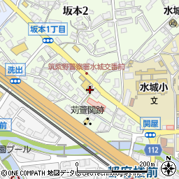 筑紫野警察署水城交番周辺の地図