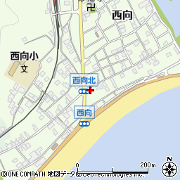 和歌山県東牟婁郡串本町西向827周辺の地図