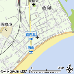 和歌山県東牟婁郡串本町西向823周辺の地図