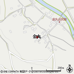 大分県宇佐市金丸周辺の地図