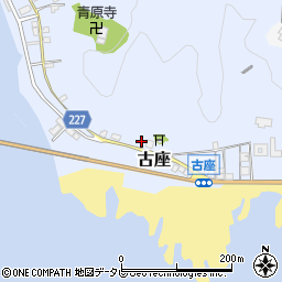 和歌山県東牟婁郡串本町古座周辺の地図