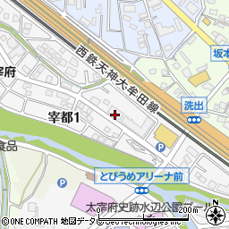 イーグル宰都弐番館周辺の地図
