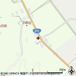 福岡県嘉麻市小野谷62周辺の地図