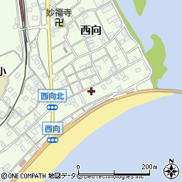 和歌山県東牟婁郡串本町西向815周辺の地図
