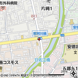 那珂川橋周辺の地図