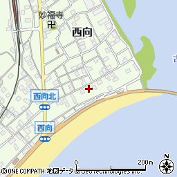 和歌山県東牟婁郡串本町西向813周辺の地図