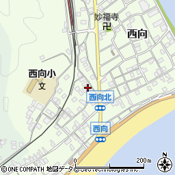 和歌山県東牟婁郡串本町西向698周辺の地図