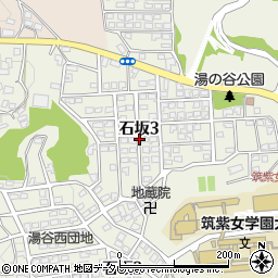 福岡県太宰府市石坂周辺の地図