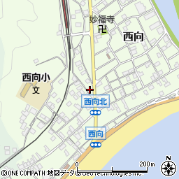 和歌山県東牟婁郡串本町西向695周辺の地図