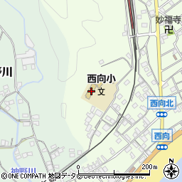串本町立西向小学校周辺の地図