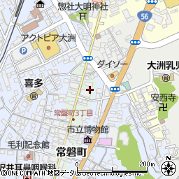 愛媛県大洲市常磐町76周辺の地図