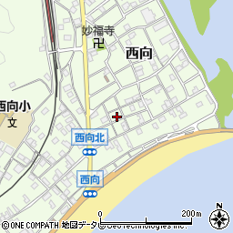和歌山県東牟婁郡串本町西向596周辺の地図