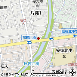 リンガーハット福岡那珂川店周辺の地図