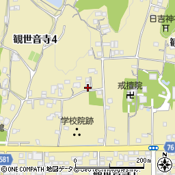 観世音寺公民館周辺の地図