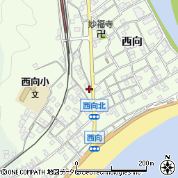 和歌山県東牟婁郡串本町西向694周辺の地図