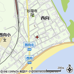 和歌山県東牟婁郡串本町西向555周辺の地図