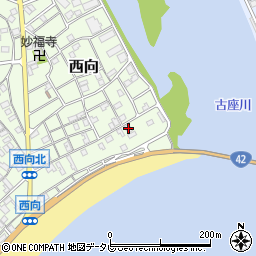 和歌山県東牟婁郡串本町西向805周辺の地図