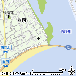 和歌山県東牟婁郡串本町西向799周辺の地図