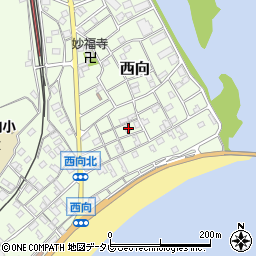 和歌山県東牟婁郡串本町西向542周辺の地図