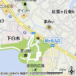 松ケ丘入口周辺の地図