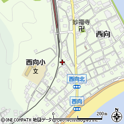 和歌山県東牟婁郡串本町西向681周辺の地図