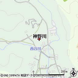 和歌山県串本町（東牟婁郡）神野川周辺の地図