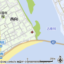 和歌山県東牟婁郡串本町西向796周辺の地図