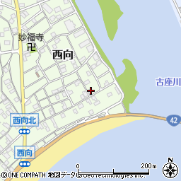 和歌山県東牟婁郡串本町西向778周辺の地図