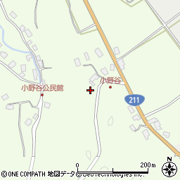 福岡県嘉麻市小野谷231-3周辺の地図
