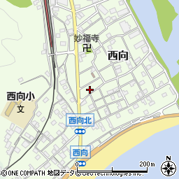 和歌山県東牟婁郡串本町西向522周辺の地図