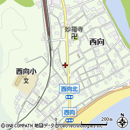 和歌山県東牟婁郡串本町西向566周辺の地図