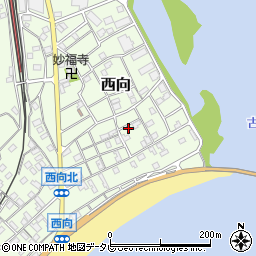 和歌山県東牟婁郡串本町西向493周辺の地図