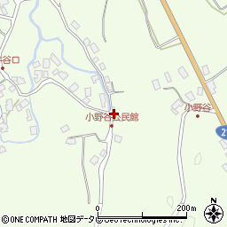 福岡県嘉麻市小野谷228周辺の地図